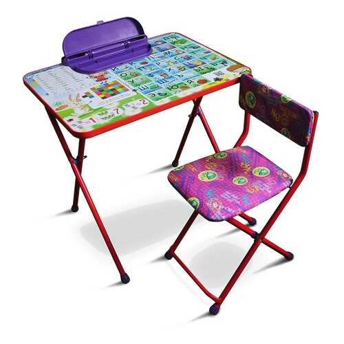 Комплект детской мебели Умняшки первоклашки цвет красный в Шатура