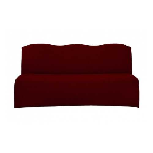 Чехол на трехместный диван без подлокотников Venera, жаккард, цвет бордовый в Шатура