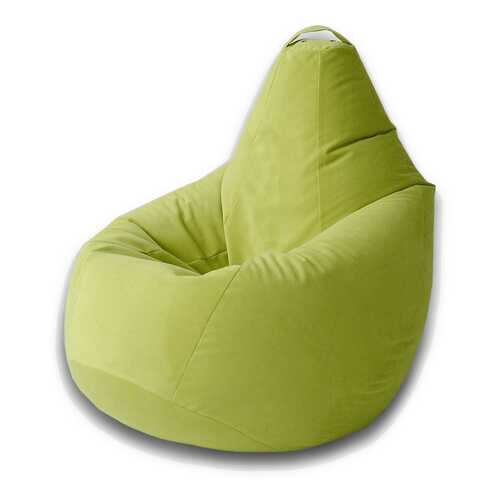 Кресло-мешок груша MyPuff, размер L-Компакт, мебельная ткань, салатовый в Шатура