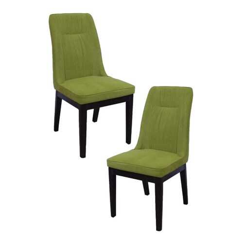 Комплект стульев (2 шт) Nort велюр лайм мягкие в Шатура