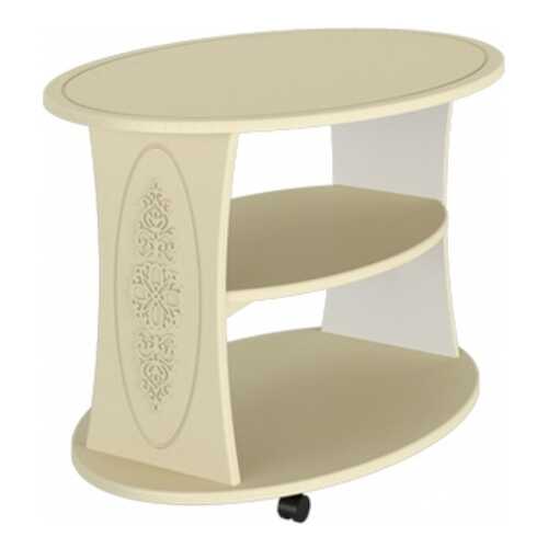 Журнальный столик Компасс-мебель Ассоль плюс АС-17 KOM_AC17_1_plus 90х60х57,5 см, ваниль в Шатура